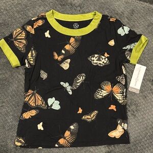 Kids size L (10/12) butterfly tshirt. NWT